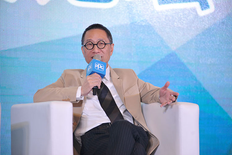 香港的著名设计师陈幼坚先生在PPG大师圆桌讨论会